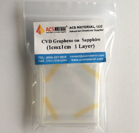ACS Material CVD蓝宝石基底石墨烯膜 1cmx1cm